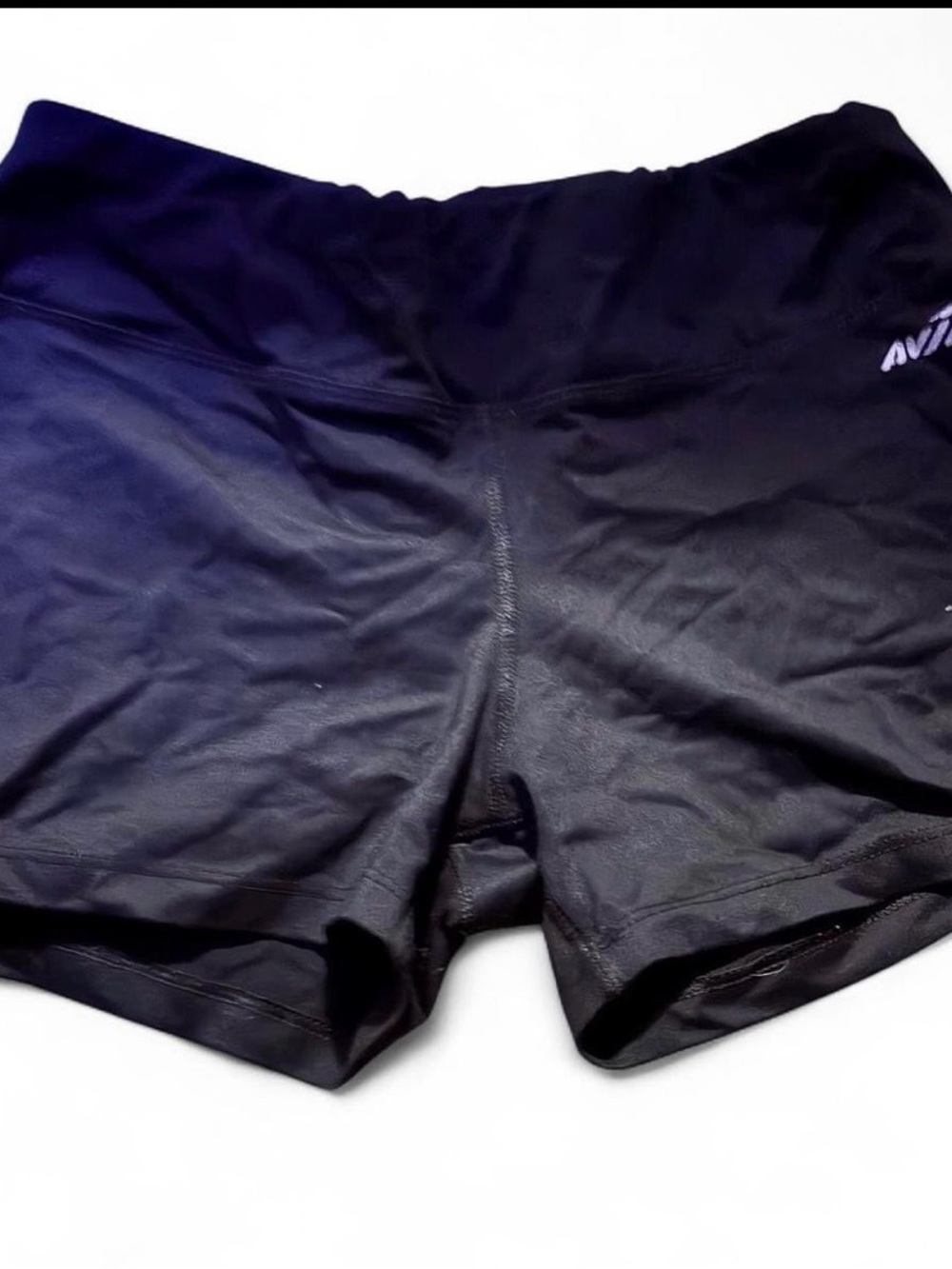 Avia Black High-Waist Bike Shorts